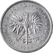 Moneta, Polonia, 50 Groszy, 1986