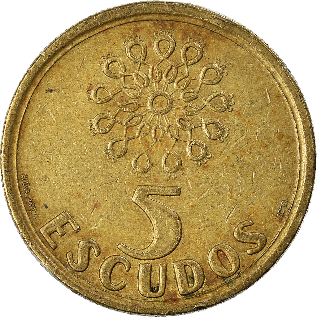 Coin, Portugal, 5 Escudos, 1998