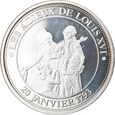 Frankreich, Medaille, Révolution française, Adieux de Louis XVI, History
