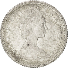 Coin, Canada, Elizabeth II, 10 Cents, 1967, MS(63), Silver, KM:67