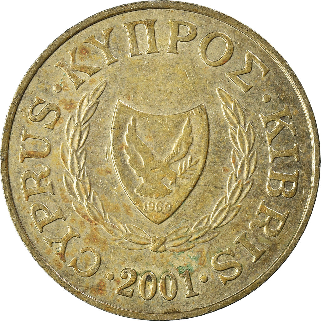 Coin, Cyprus, 5 Cents, 2001