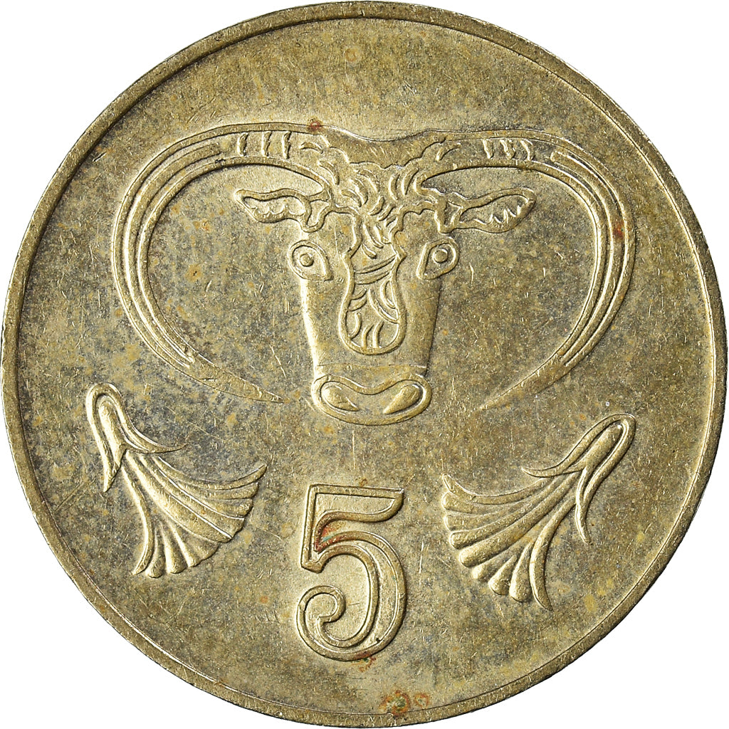 Coin, Cyprus, 5 Cents, 2001