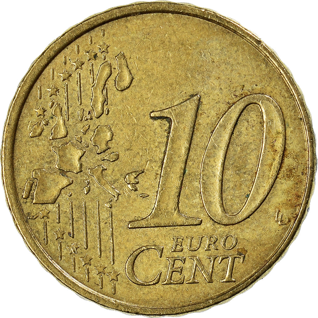 Coin, France, 10 Euro Cent, 1999