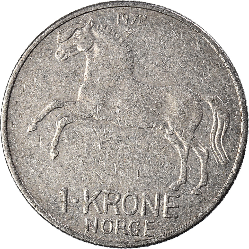 Moneta, Norvegia, Krone, 1972