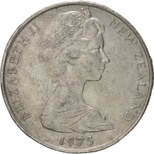 Coin, New Zealand, Elizabeth II, 50 Cents, 1975, EF(40-45), Copper-nickel