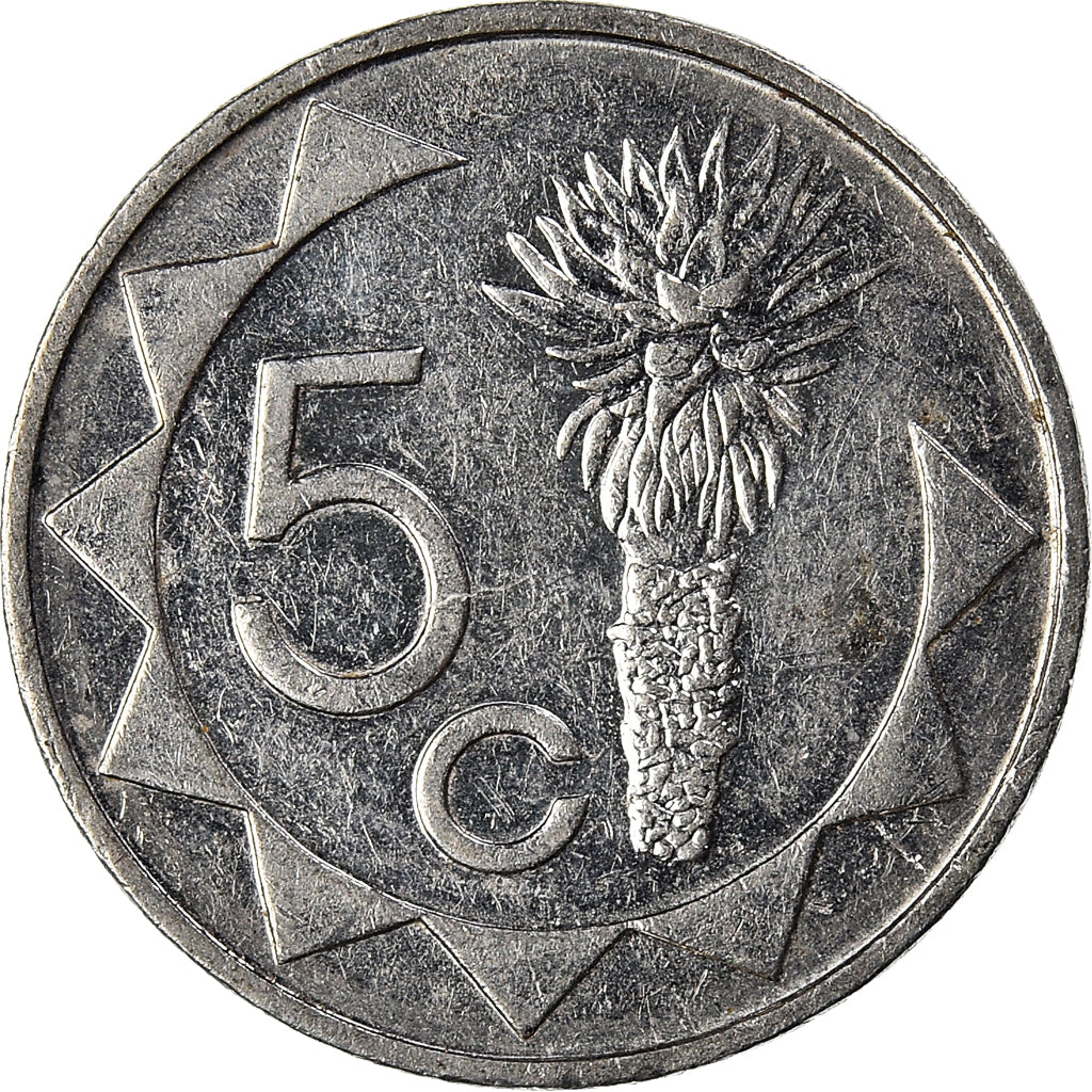 Münze, Namibia, 5 Cents, 2002