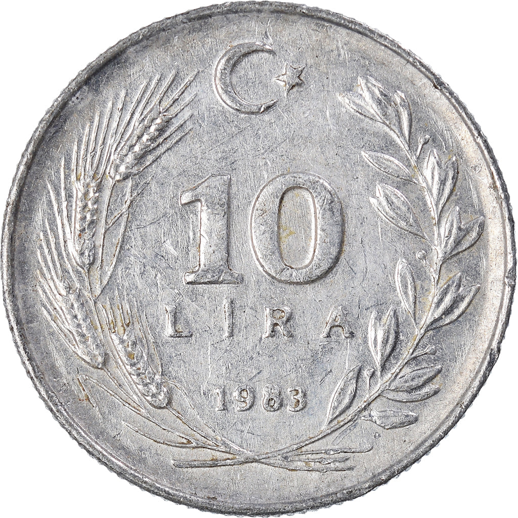 Moneta, Turcja, 10 Lira, 1983