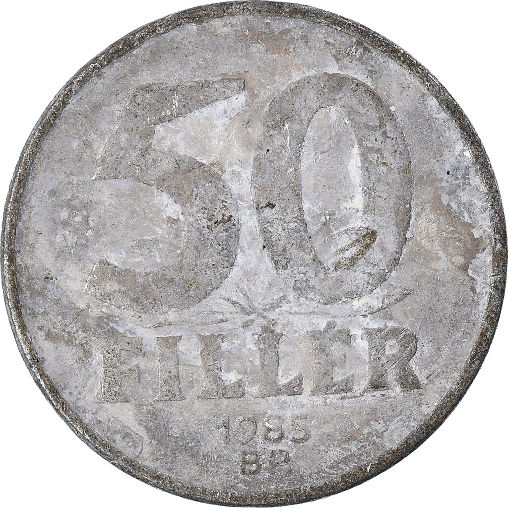 Moneta, Ungheria, 50 Fillér, 1985