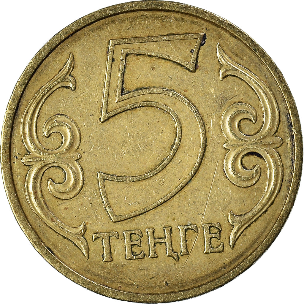 Moeda, Cazaquistão, 5 Tenge, 2002