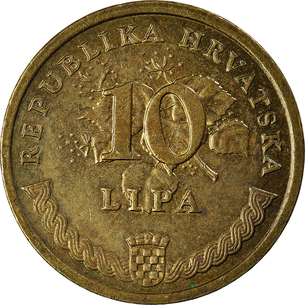 Coin, Croatia, 10 Lipa, 2001