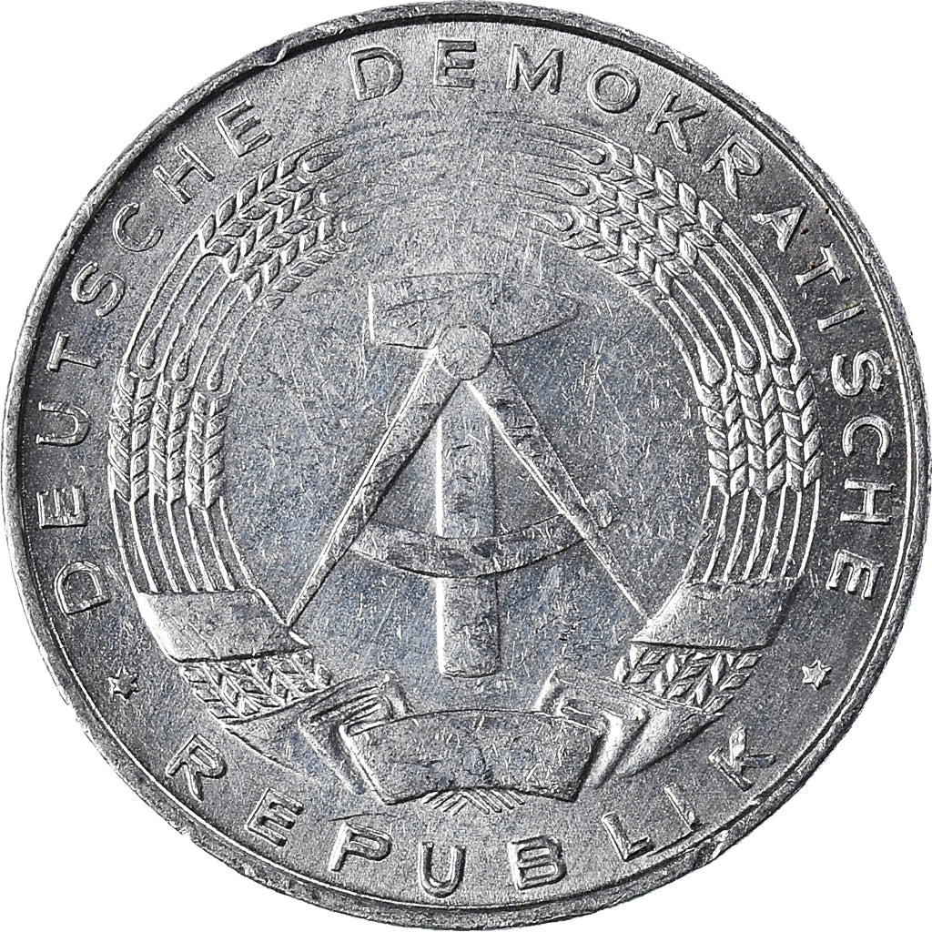 Moeda, ALEMANHA - REPÚBLICA DEMOCRÁTICA, Pfennig, 1975