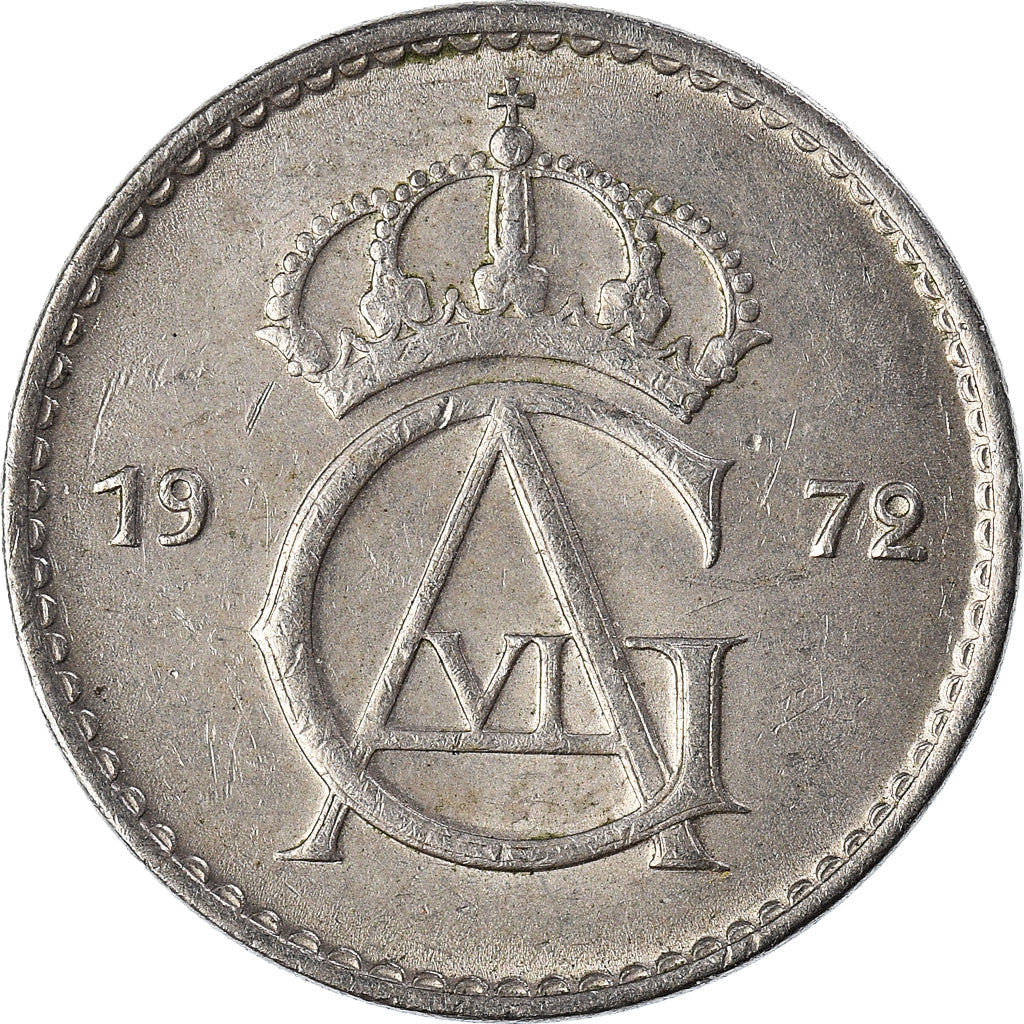 Moeda, Suécia, 50 Öre, 1972