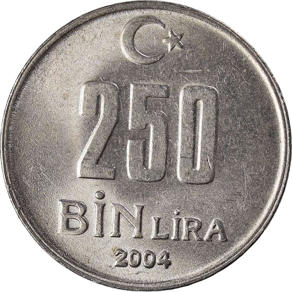 Coin, Turkey, 250000 Lira, 2004