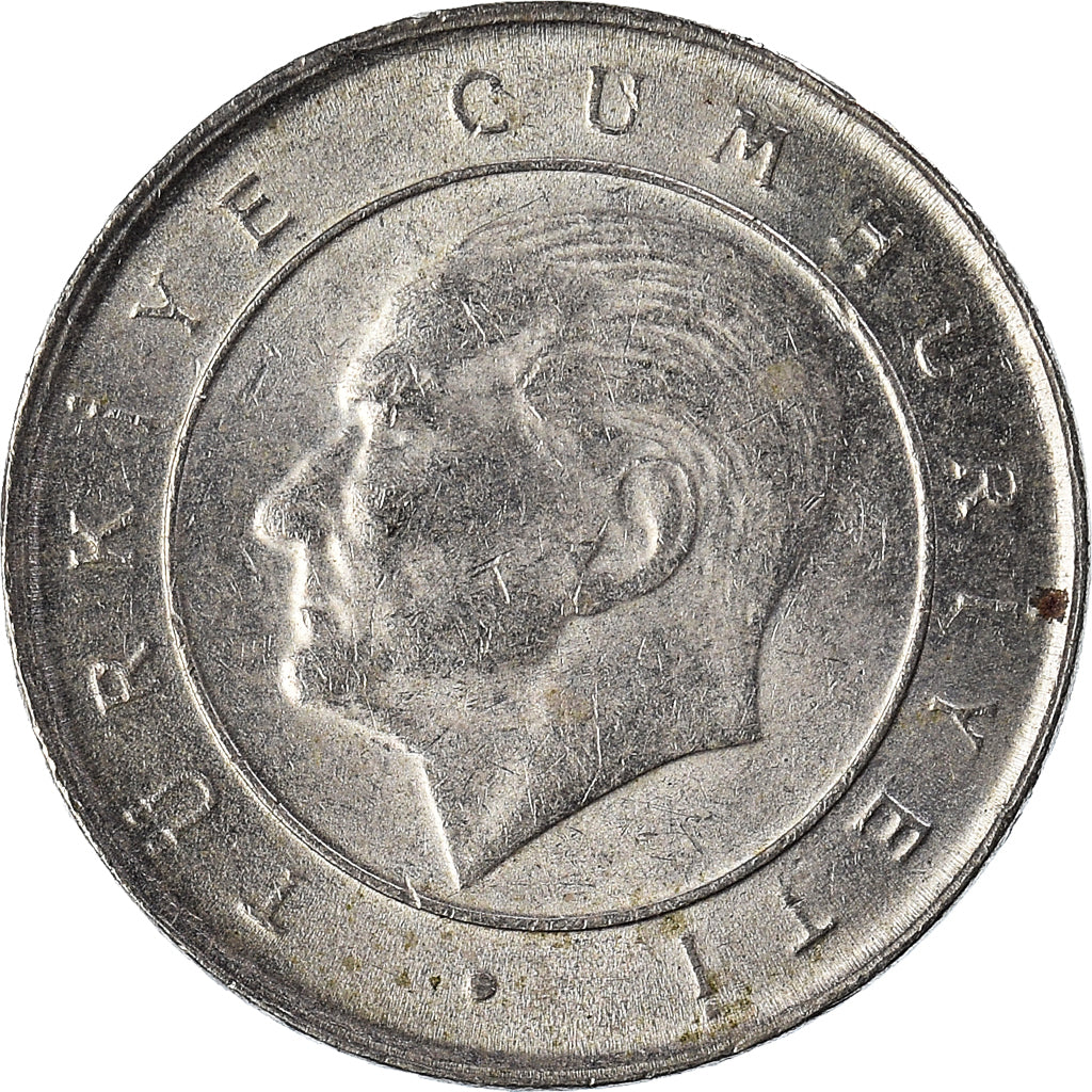 Coin, Turkey, 50000 Lira, 50 Bin Lira, 2001