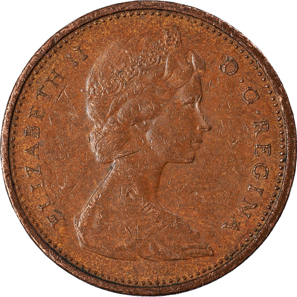 Coin, Canada, Cent, 1965