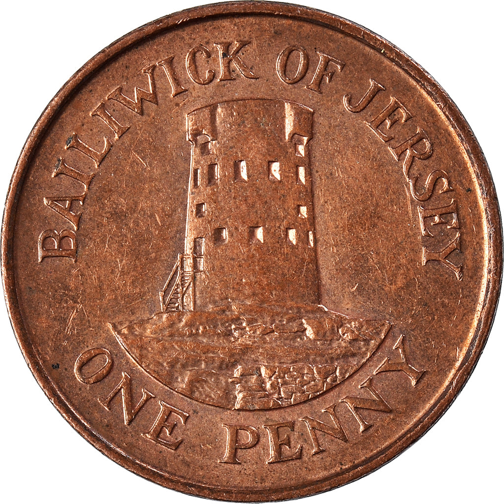 Coin, Jersey, 1 Penny, 1994