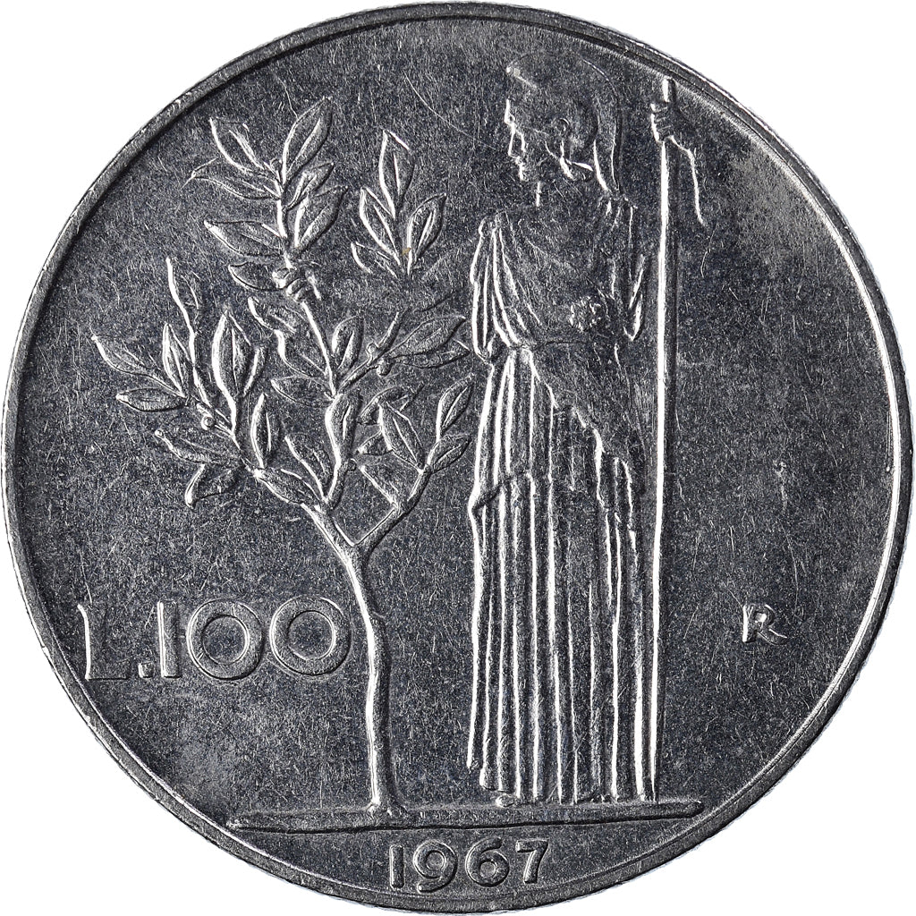 Monnaie, Italie, 100 Lire, 1967