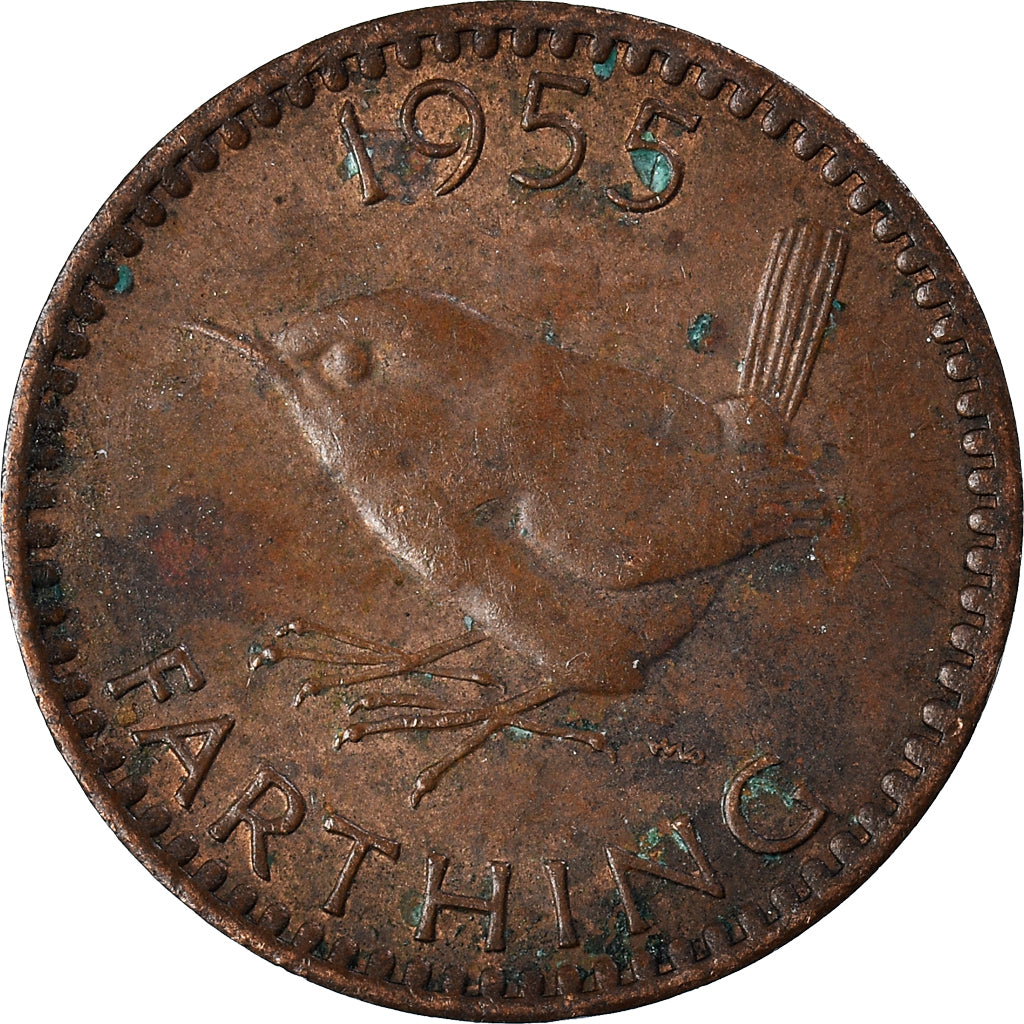 Moneta, Gran Bretagna, Farthing, 1955