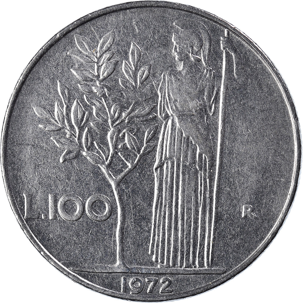 Münze, Italien, 100 Lire, 1972