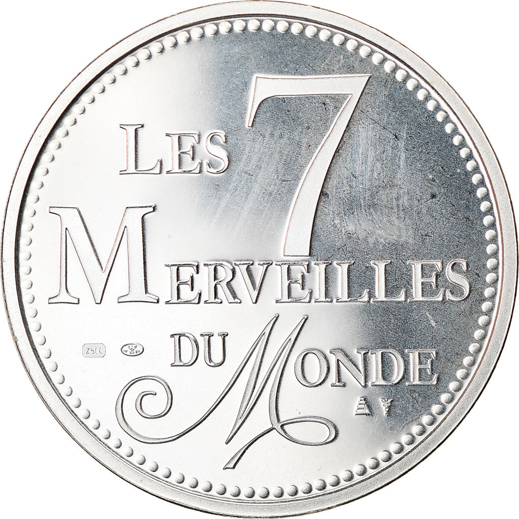 France, Médaille, 7 Merveilles du Monde, Statue de Zeus Olympie, Arts &