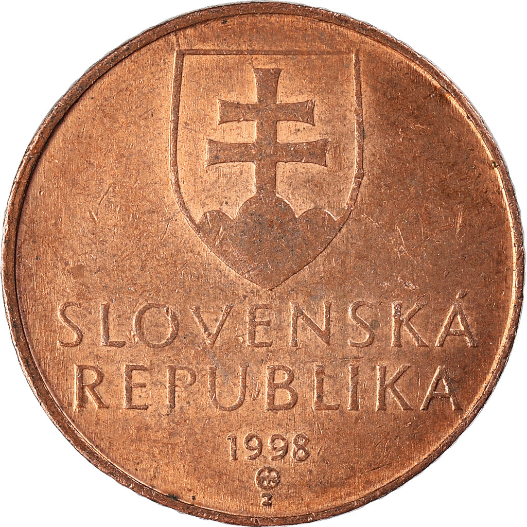 Münze, Slowakei, 50 Halierov, 1998