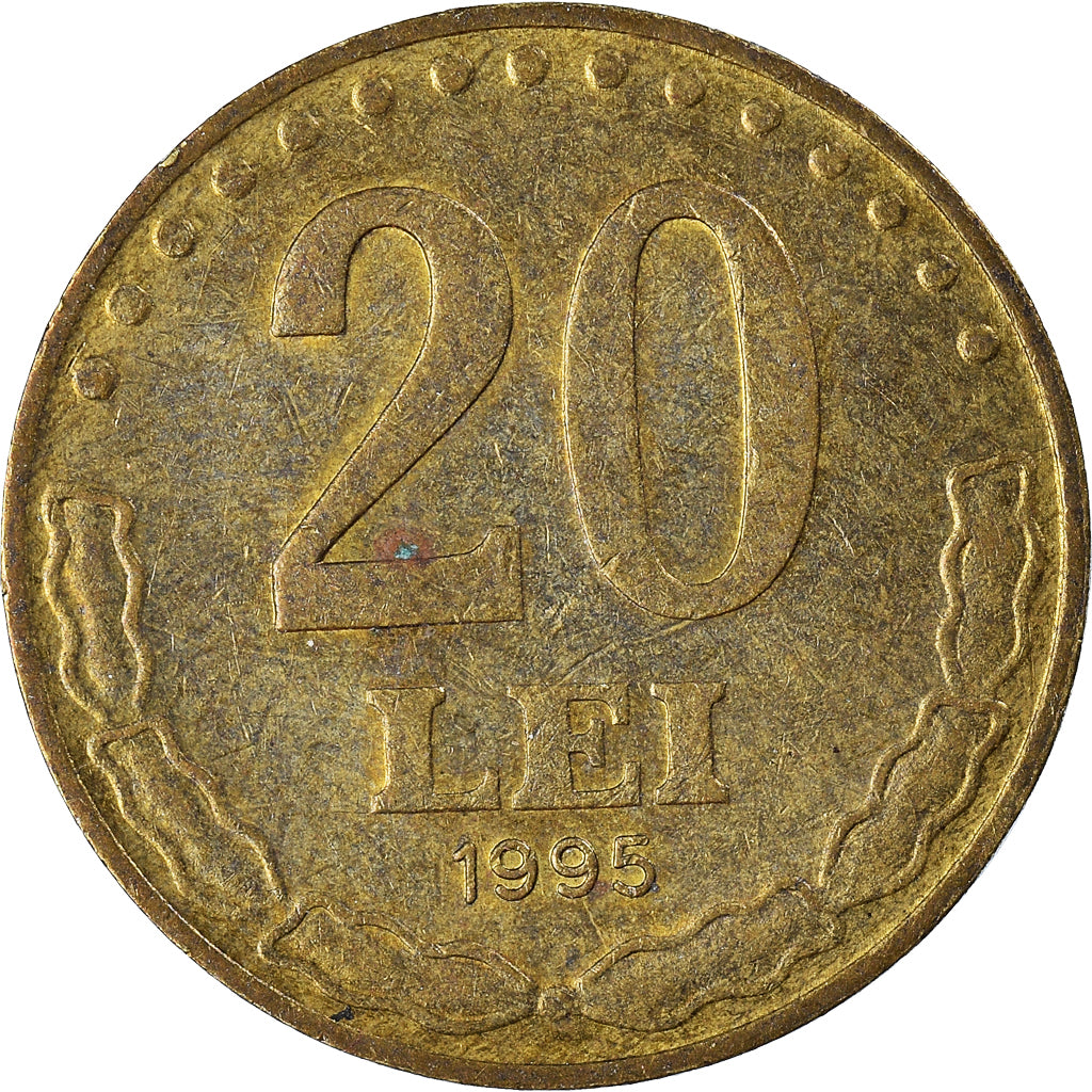 Monnaie, Roumanie, 20 Lei, 1995