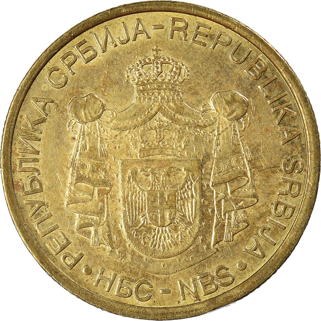 Monnaie, Serbie, 2 Dinara, 2010