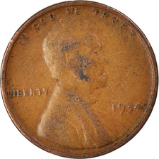 Moeda, Estados Unidos da América, Cent, 1934