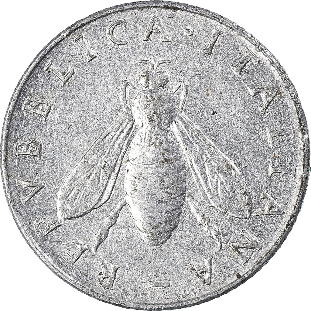 Coin, Italy, 2 Lire, 1957