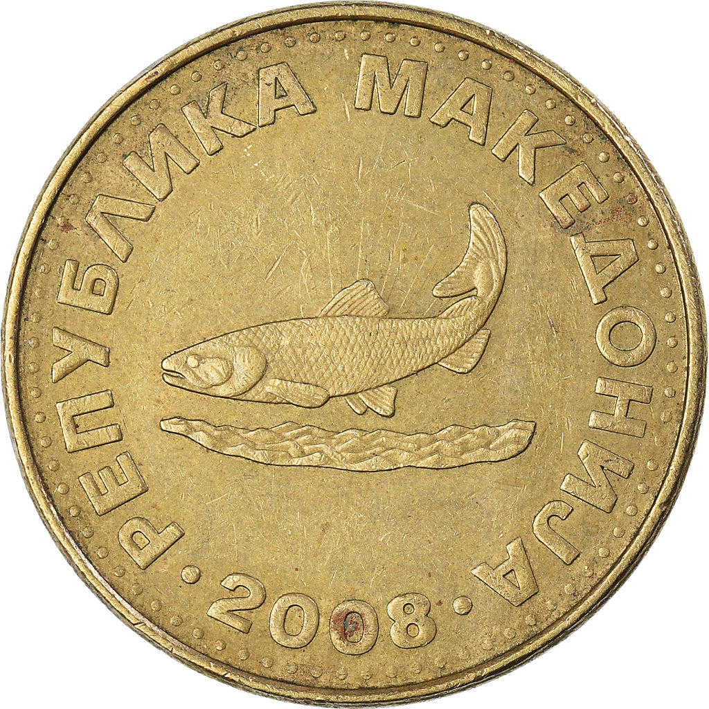 Coin, Macedonia, 2 Denari, 2008