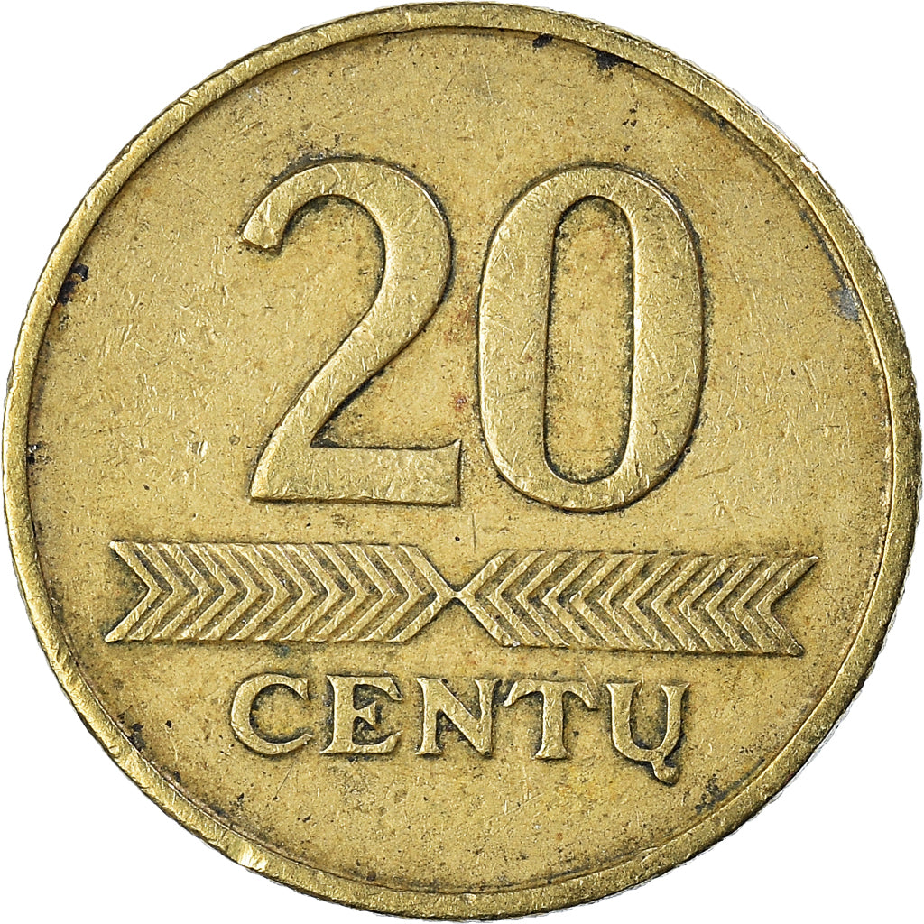 Coin, Lithuania, 20 Centu, 1997
