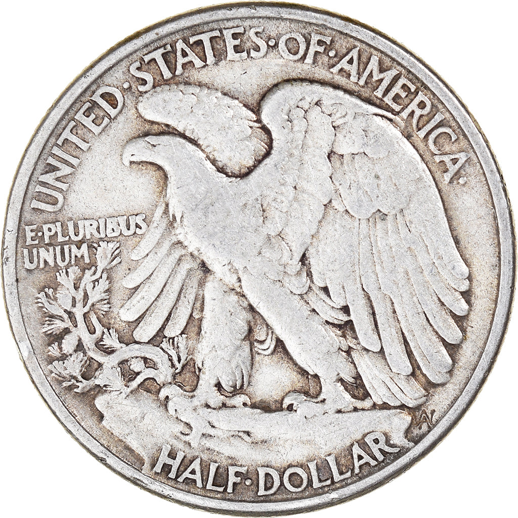 Coin, United States, Walking Liberty Half Dollar, Half Dollar, 1946, U.S. Mint