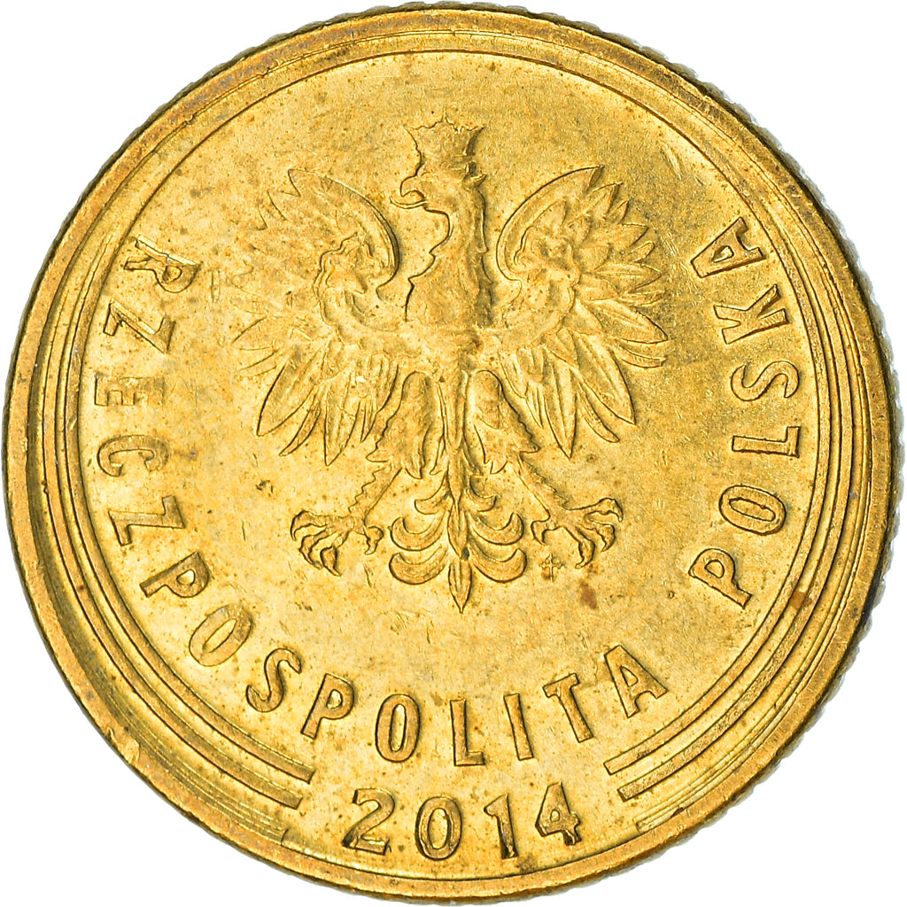 Munten, Polen, Grosz, 2014, Warsaw, ZF, Tin, KM:276