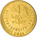 Monnaie, Pologne, Grosz, 2014, Warsaw, TTB, Laiton, KM:276