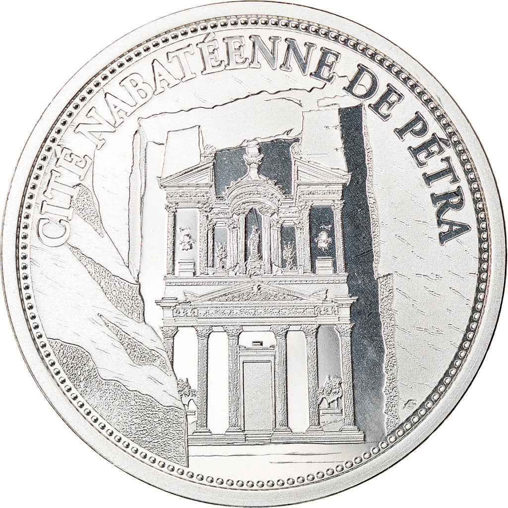 Francia, medaglia, Merveilles du monde, Cité Nabatéenne de Pétra, Arts &