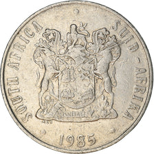 Coin, South Africa, 50 Cents, 1985, EF(40-45), Nickel, KM:87