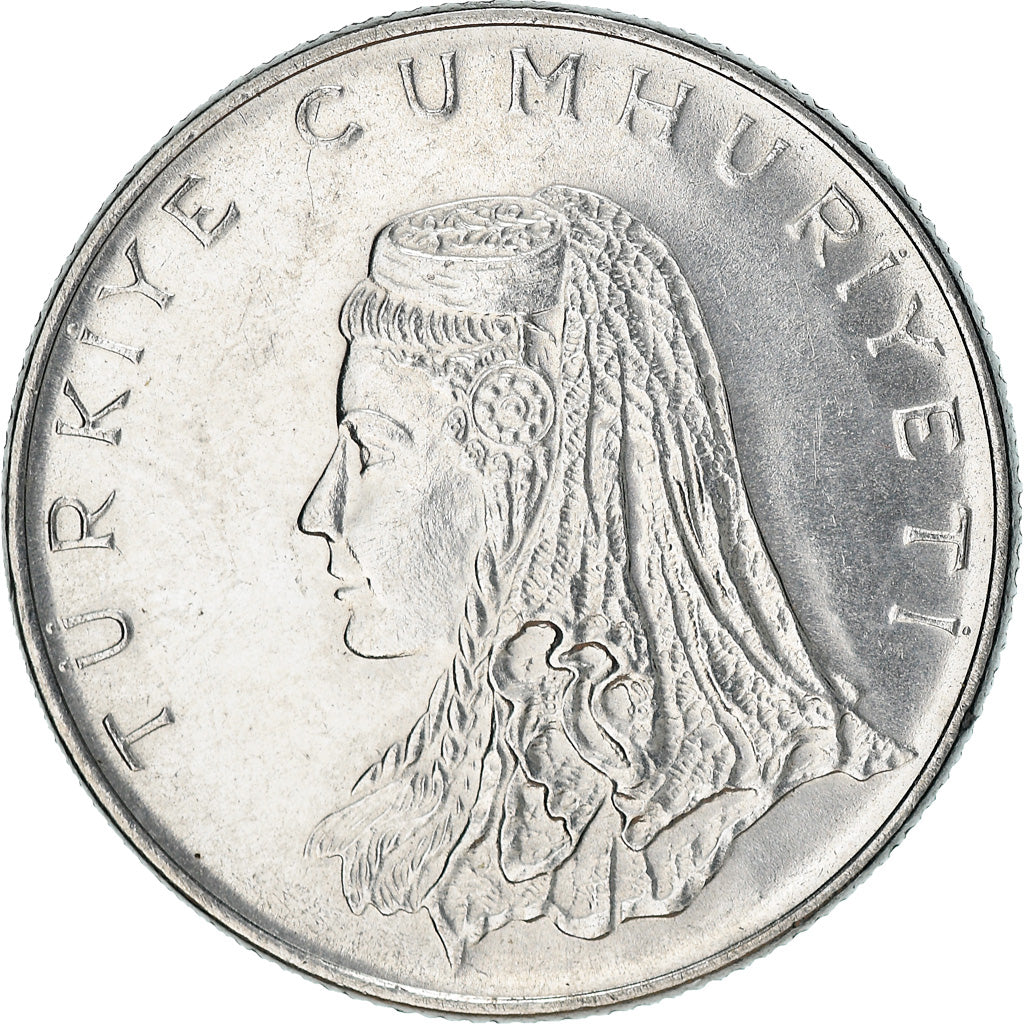 Moneta, Turchia, 50 Kurus, 1979, BB, Acciaio inossidabile, KM:899