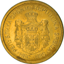 Moneta, Serbia, 5 Dinara, 2014, BB, Nichel-ottone, KM:56