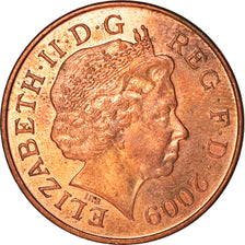 Münze, Großbritannien, Elizabeth II, 2 Pence, 2009, SS, Copper Plated Steel