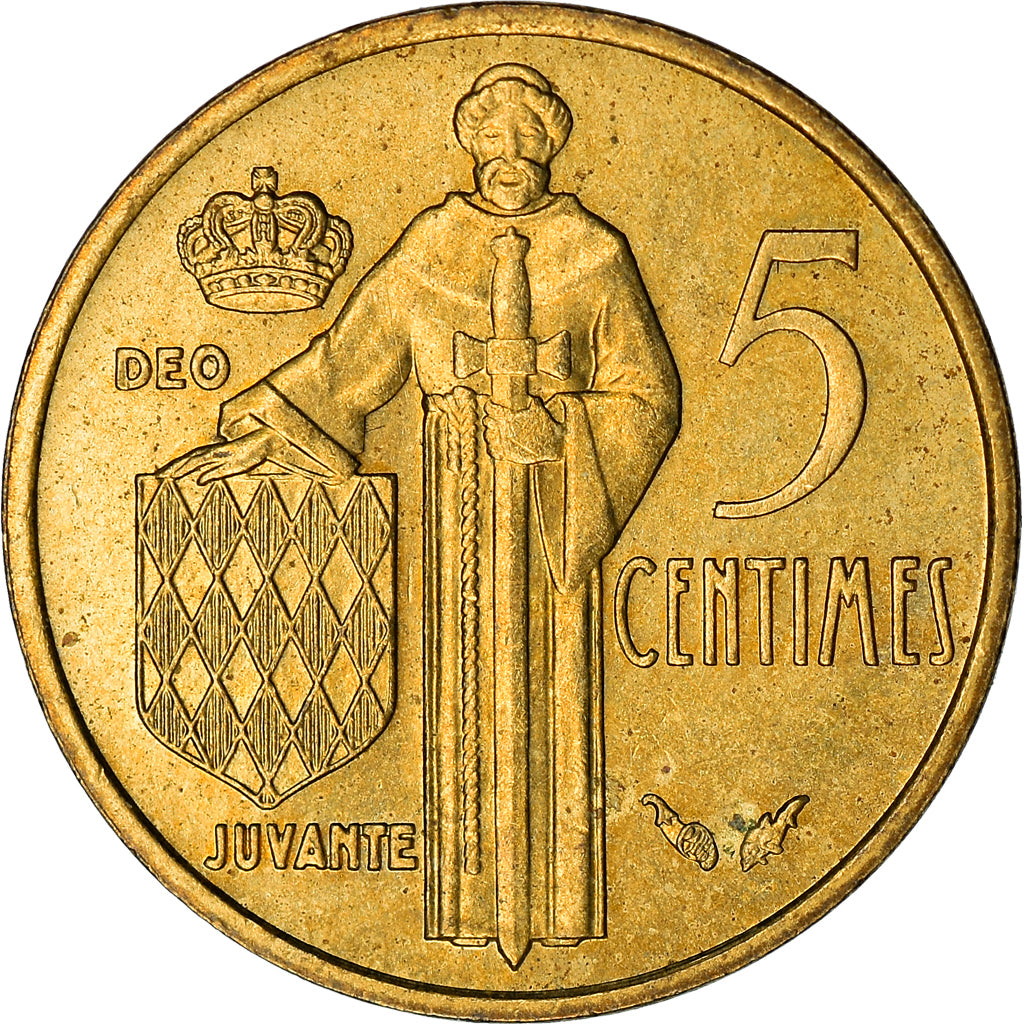 Coin, Monaco, Rainier III, 5 Centimes, 1978, EF(40-45), Aluminum-Bronze, KM:156