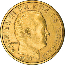 Coin, Monaco, Rainier III, 50 Centimes, 1962, EF(40-45), Aluminum-Bronze