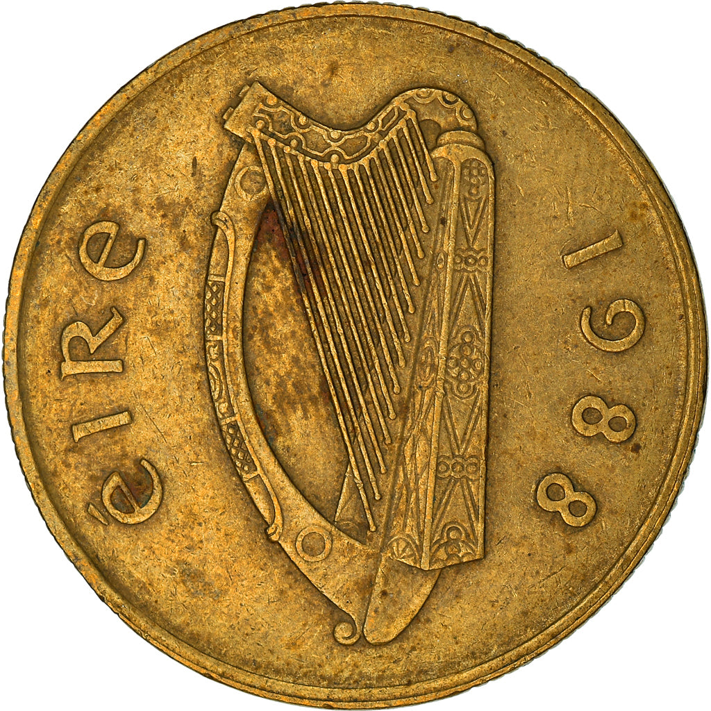 Monnaie, IRELAND REPUBLIC, 20 Pence, 1988, TTB, Nickel-Bronze, KM:25