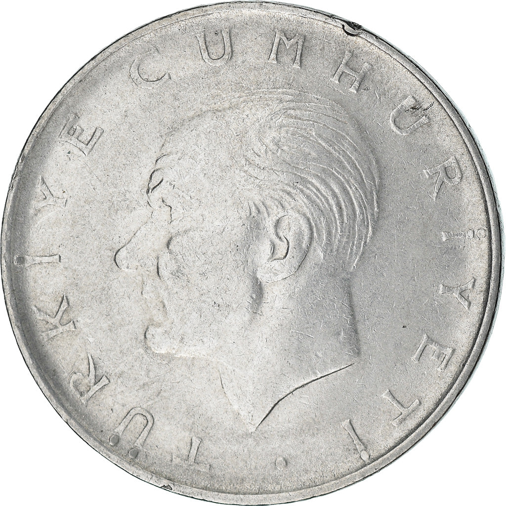 Coin, Turkey, Lira, 1967, EF(40-45), Stainless Steel, KM:889a.1
