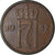 Moneda, Noruega, Haakon VII, 2 Öre, 1952, MBC, Bronce, KM:399