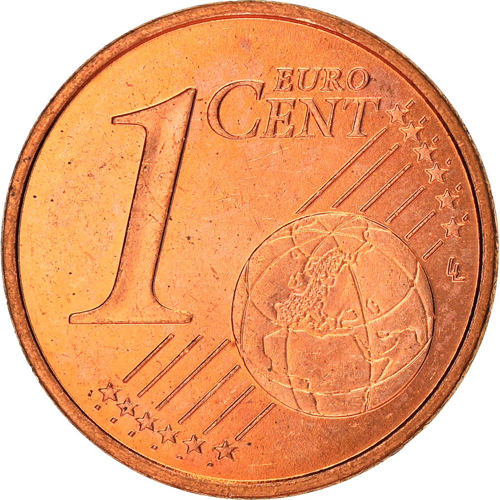 Mónaco, Euro Cent, 2001, Paris, SC, Cobre chapado en acero, KM:167