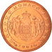 Monaco, Euro Cent, 2001, Paris, MS(63), Copper Plated Steel, KM:167