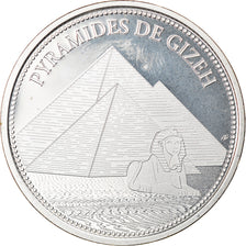 Francia, medalla, Les 7 Merveilles du Monde, Pyramides de Gizeh, Arts & Culture