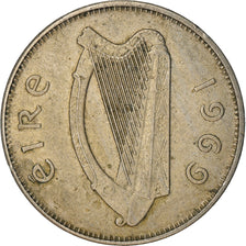 Monnaie, IRELAND REPUBLIC, 6 Pence, 1969, TTB, Copper-nickel, KM:13a