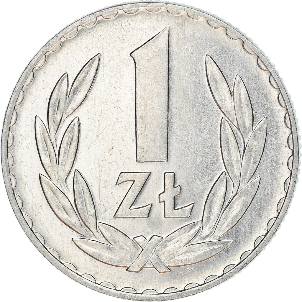 Münze, Polen, Zloty, 1974, Warsaw, VZ, Aluminium, KM:49.1
