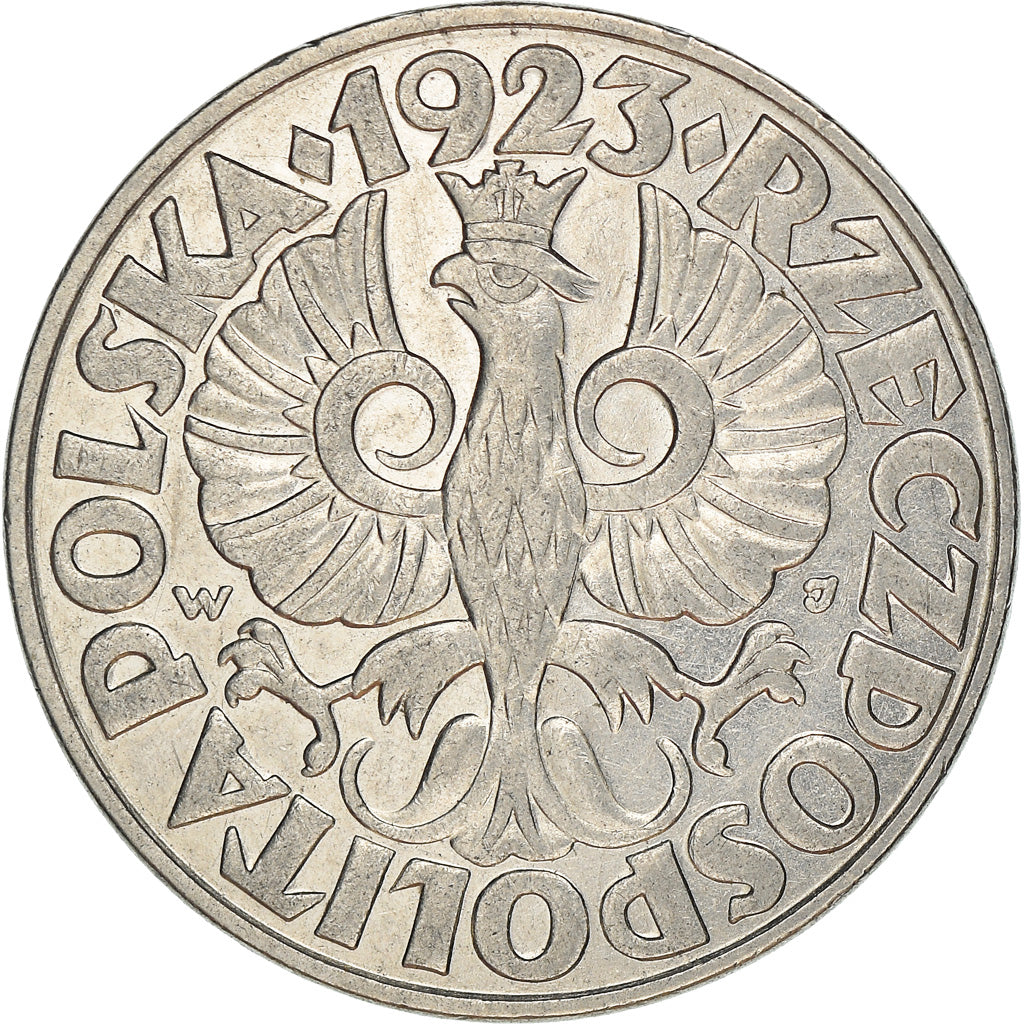 Monnaie, Pologne, 50 Groszy, 1923, SUP, Nickel, KM:13